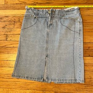 Mango jean skirt size 8